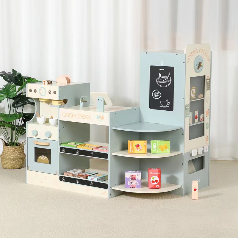 Kids Toys Vending Machine - Conjunto de Brinquedo de Supermercado de