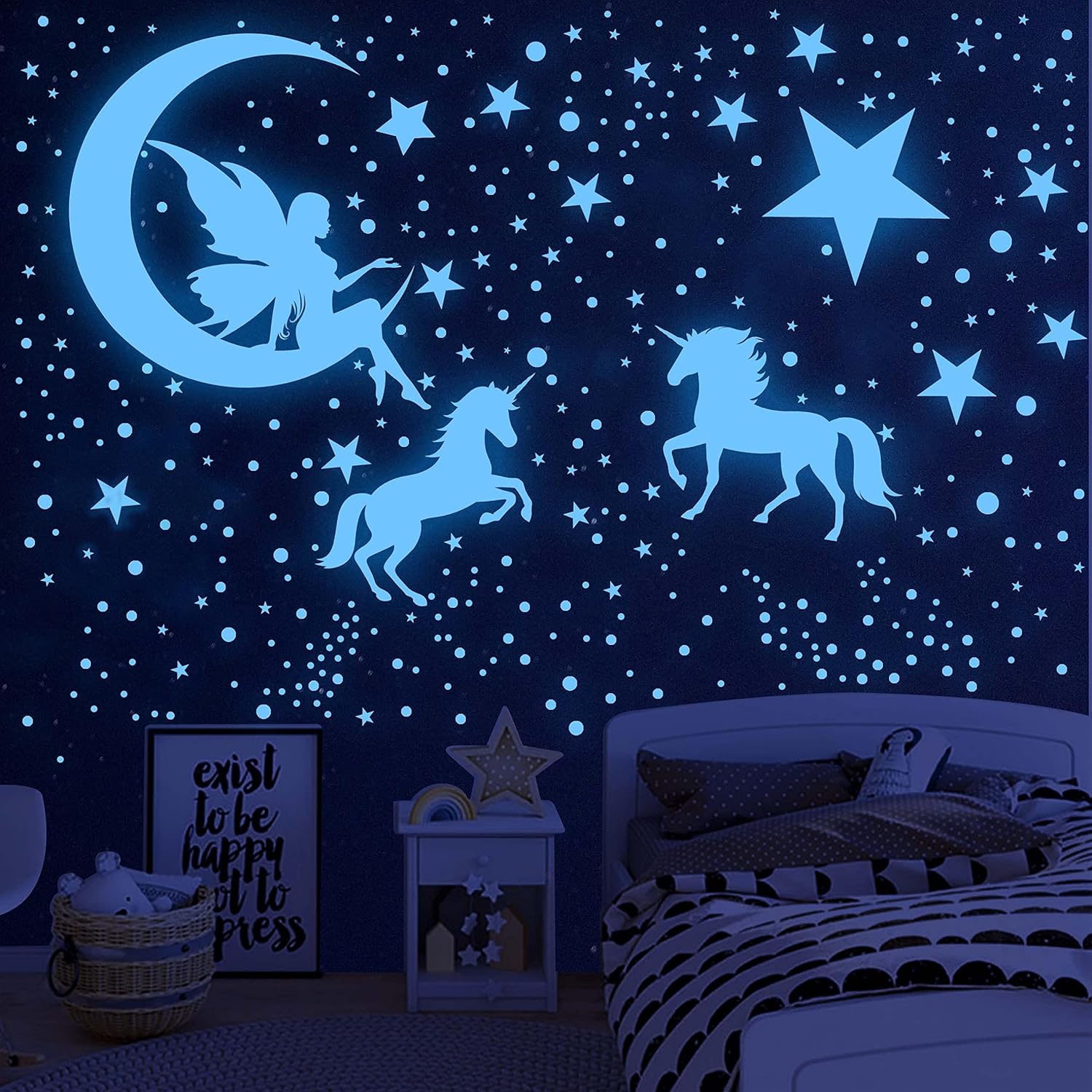 Glow In Dark Stars - Estrelas que Brilham no Escuro para
