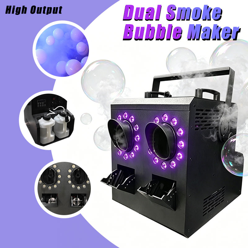 Bubble Machine Outdoor - Máquina de Fumaça e Bolhas Elétrica