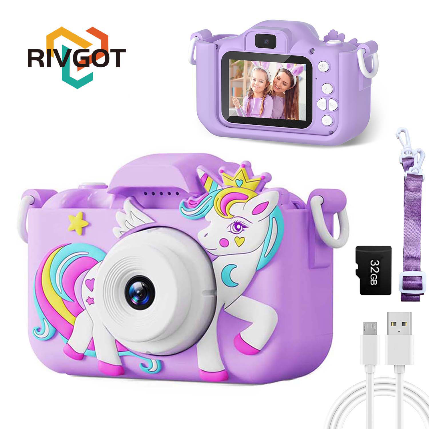 Kids Toys Videos - HD Digital Video Câmera à Prova