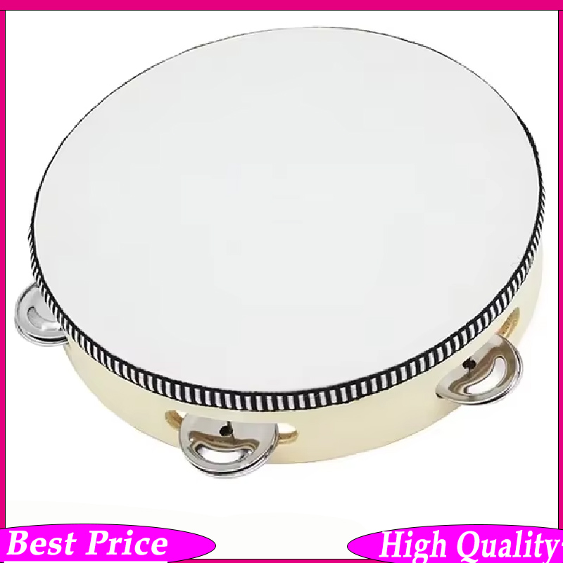 Kids Toys Quality - Tambor Tambourine de 8 Polegadas M