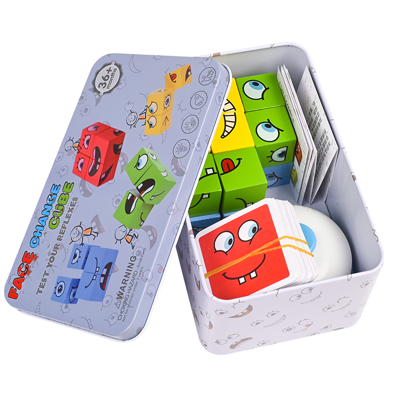 Wooden Blocks Stacking - Grande aprendizagem conjunto de brinquedos educativos