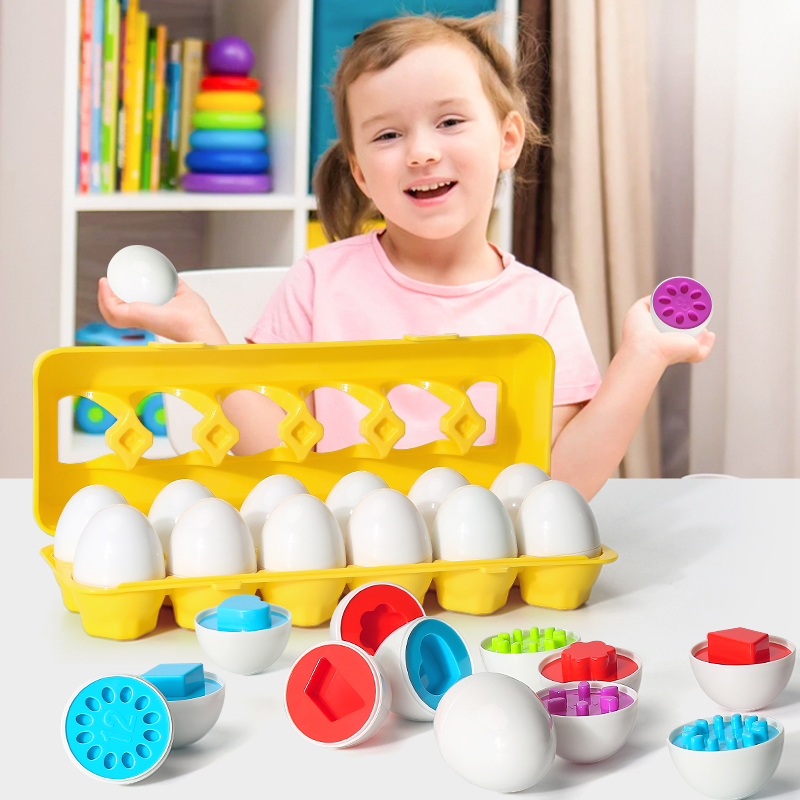 Kids Toys Videos - Ovos parafusos 3d quebra-cabeça montessori aprendizagem