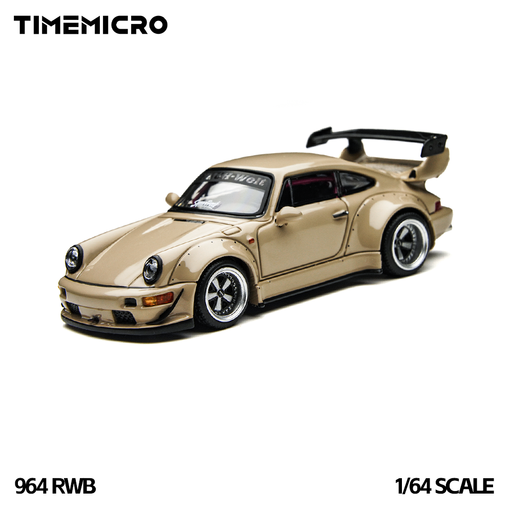 Kids Toys Kit - TimeMicro1:64 RWB 964 Bege - Conjunto