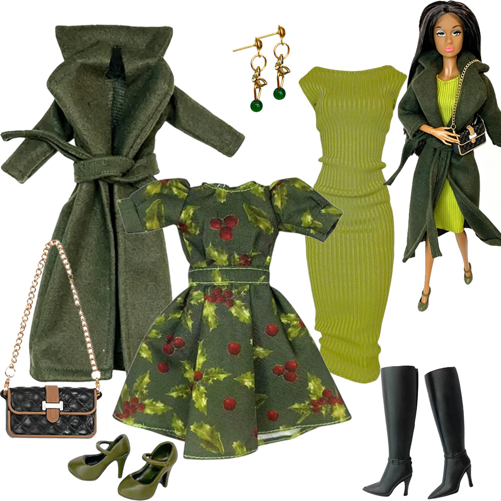 Kids Toys Kit - Roupas de Boneca em Escala 1/6,