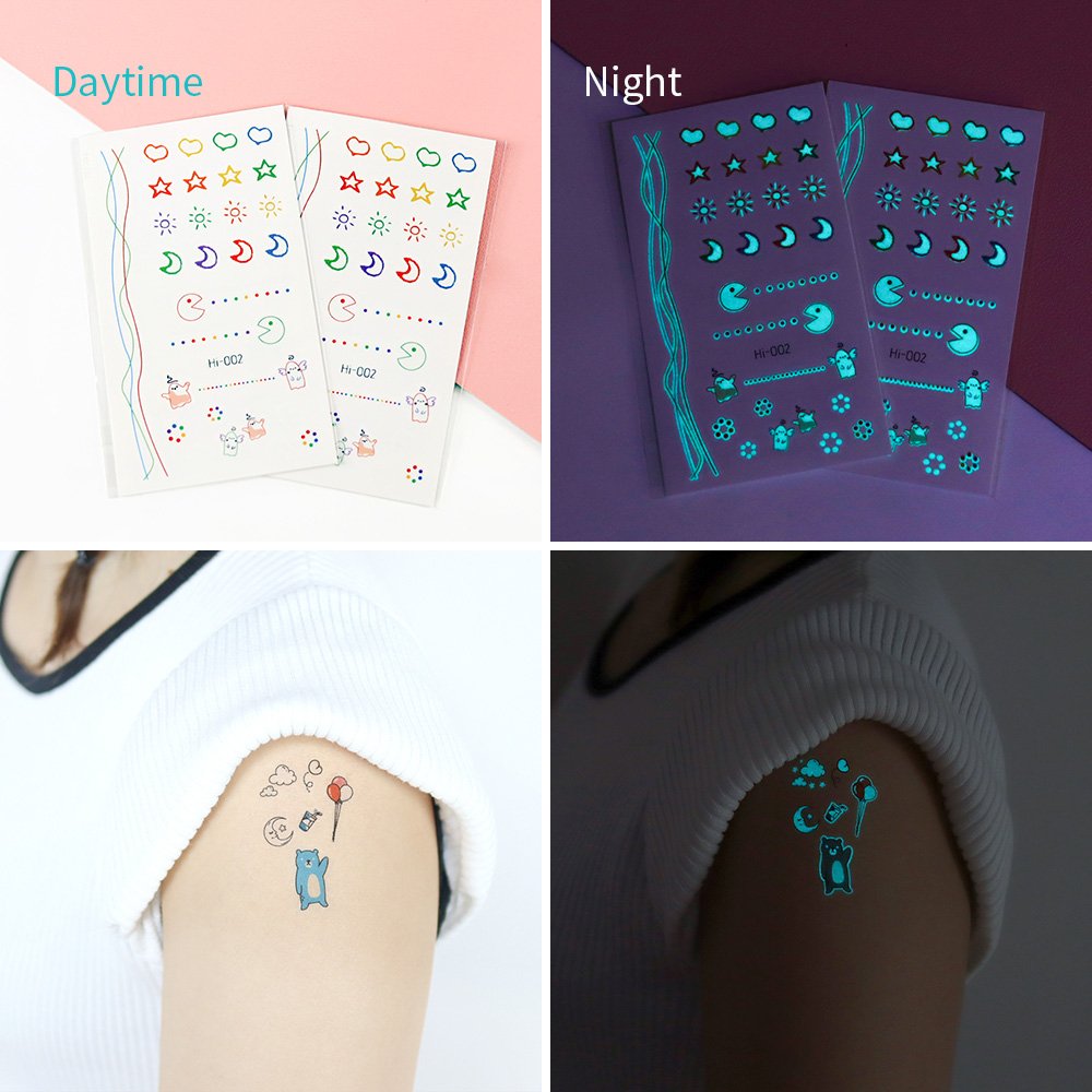 Adesivos de Tatuagem que Brilh - Glow In Dark Stars avaliação e preço