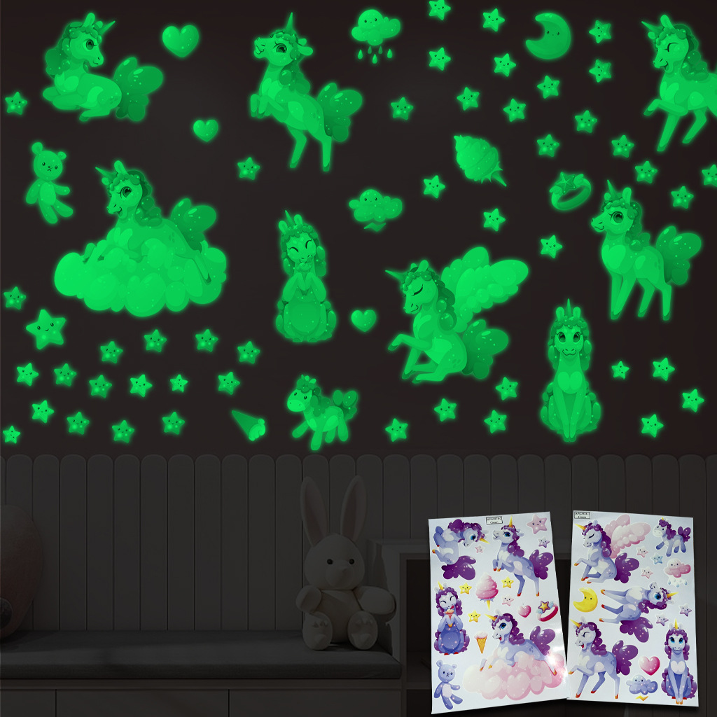 Adesivos de parede de unicórni - Glow In Dark Stars avaliação e preço