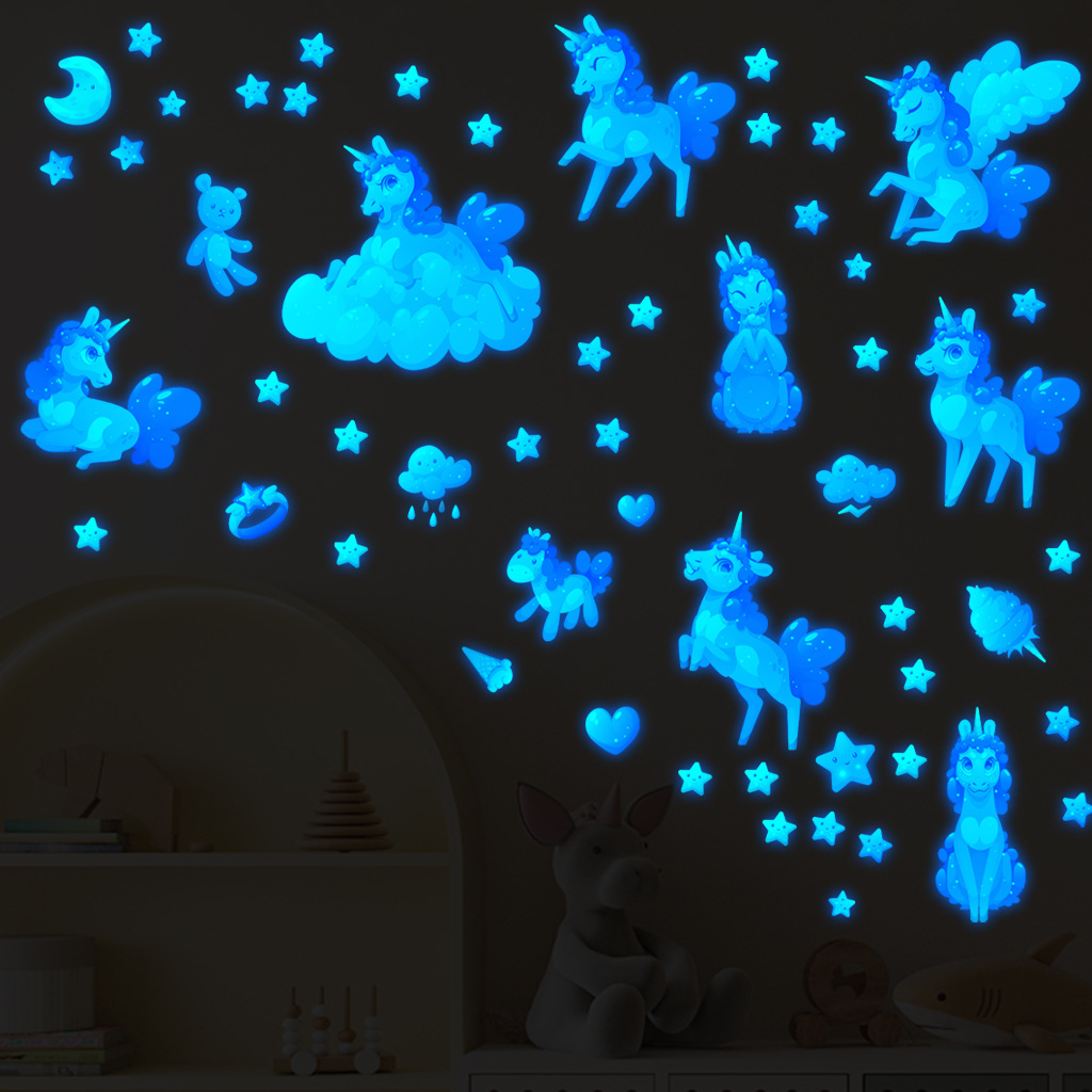 Adesivos de parede de unicórni - Glow In Dark Stars avaliação e preço