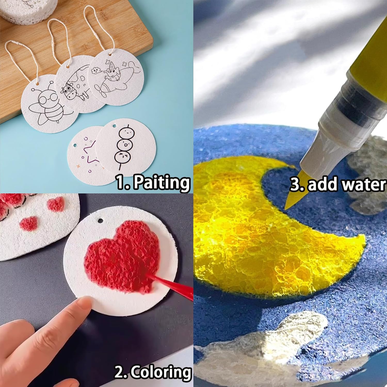 3d inchado espuma textura pint - Kid Toys And Craft avaliação e preço