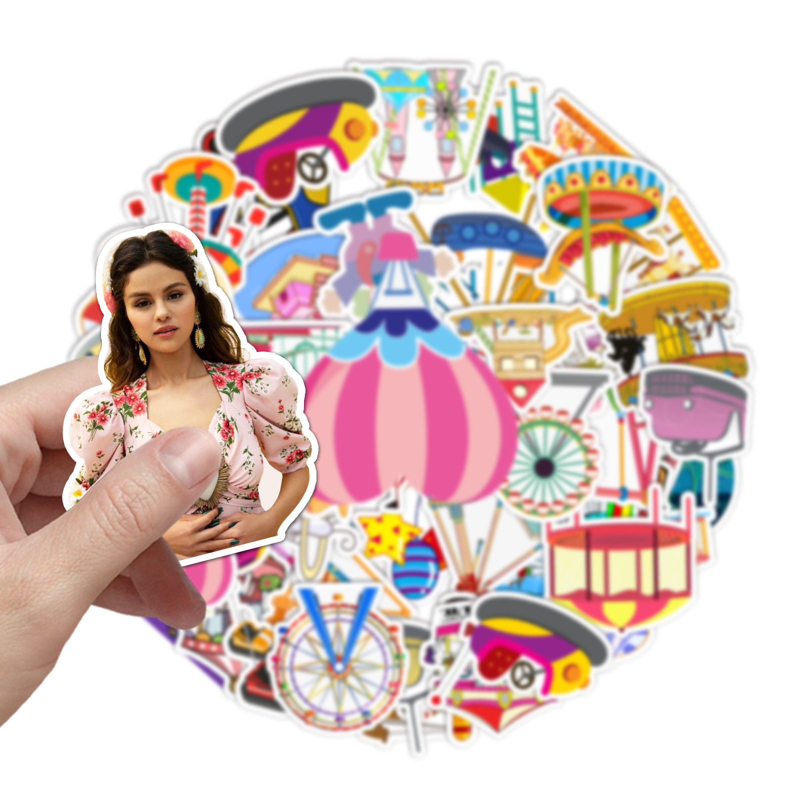 10/30/50 pçs selena gomez estr - Kids Toys Scooter avaliação e preço