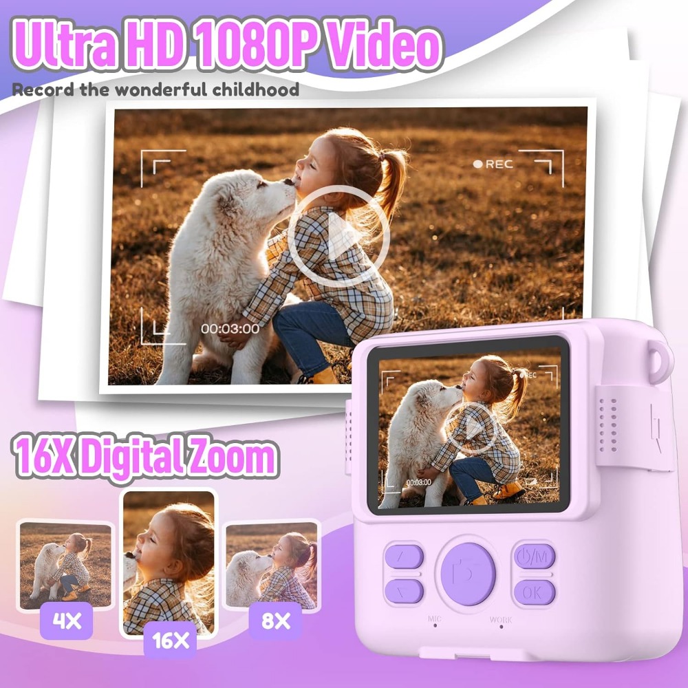 Câmera de impressão instantâne - Kids Toys Videos avaliação e preço