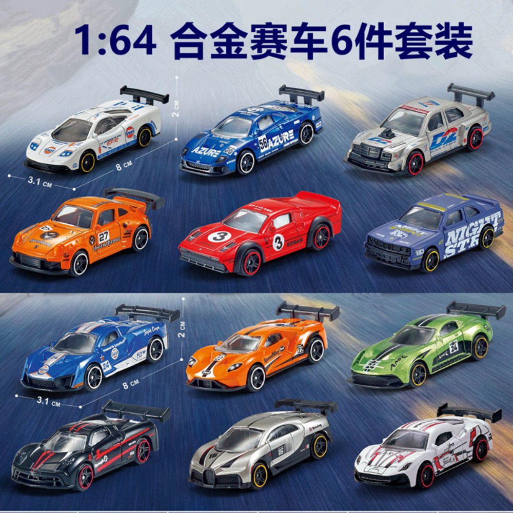 Conjunto de 6 Carros de Corrid - Kids Toys Vending Machine avaliação e preço