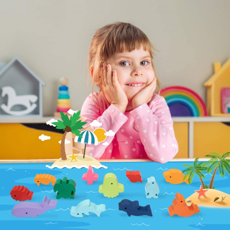 Novas crianças montessori bloc - Kids Toys Videos avaliação e preço