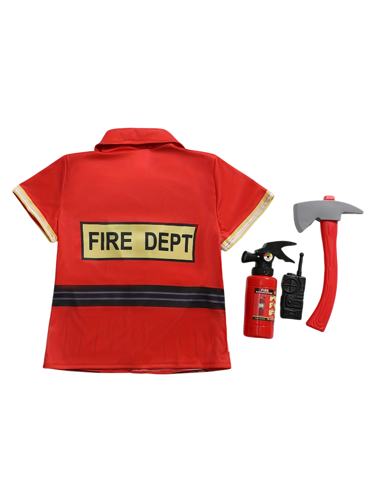Camisa Estilo Bombeiro para Cr - Kids Toys Kit avaliação e preço