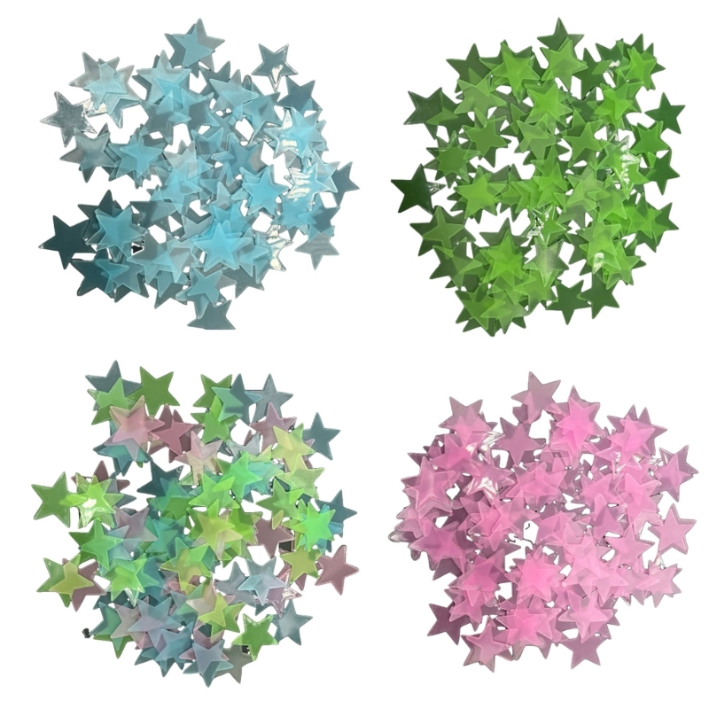 Pacote 100 adesivos estrela 3D - Glow In Dark Stars avaliação e preço