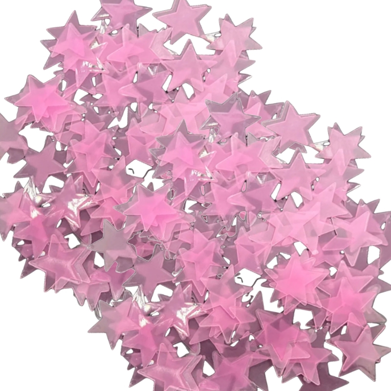 Pacote 100 adesivos estrela 3D - Glow In Dark Stars avaliação e preço