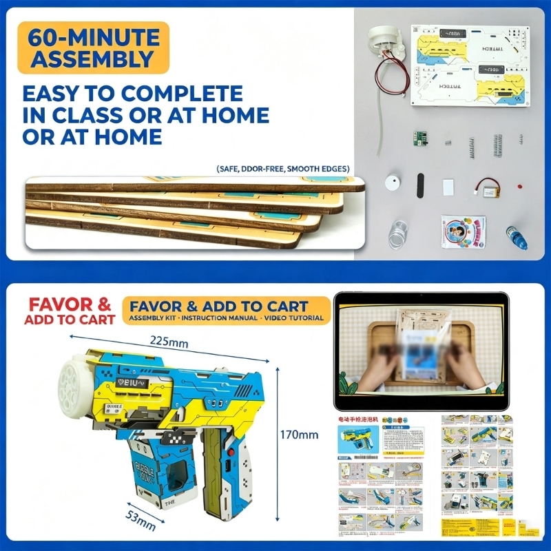 Kits montagem máquina elétrica - Bubble Machine Outdoor avaliação e preço