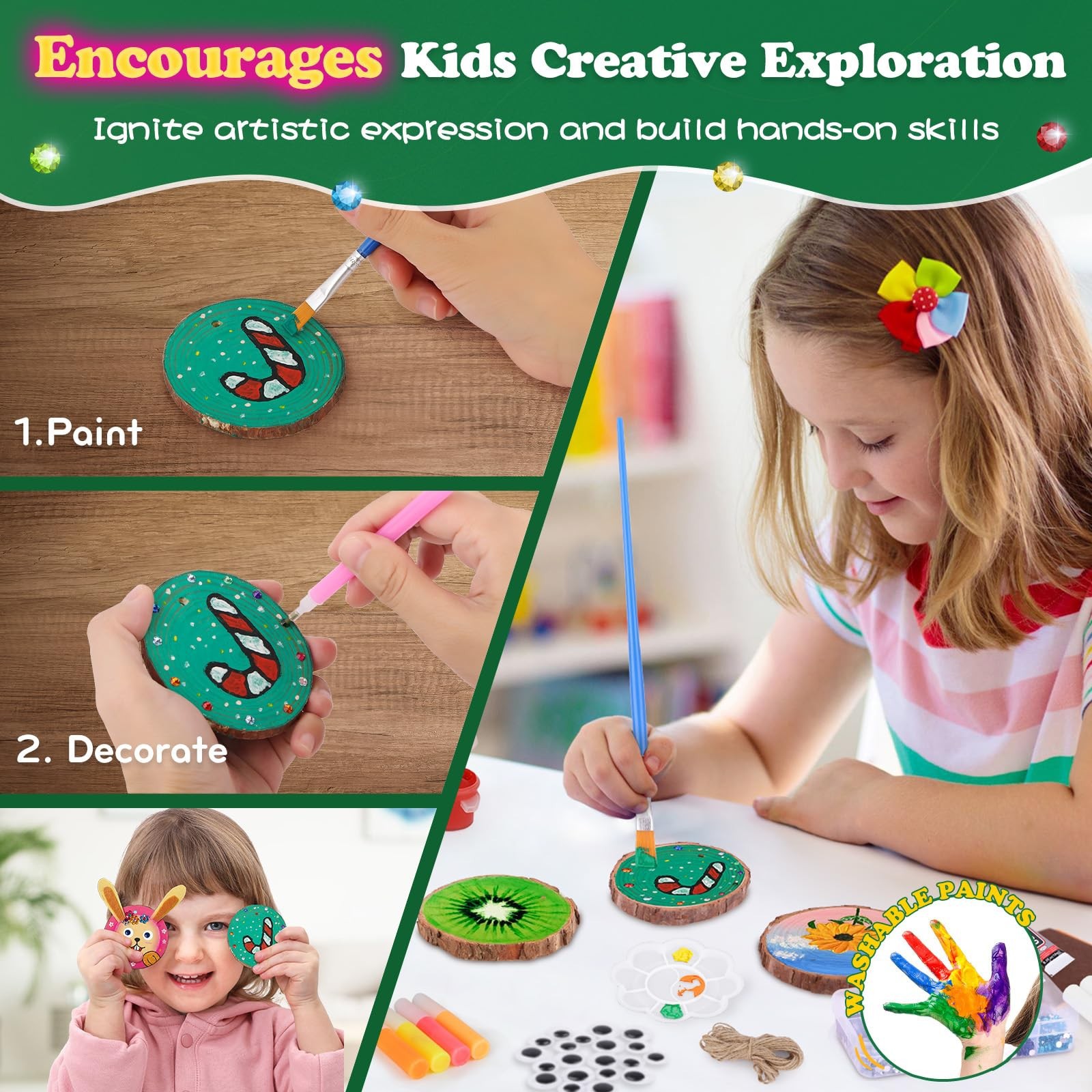 Kit de Pintura em Madeira que  - Kid Toys And Craft avaliação e preço