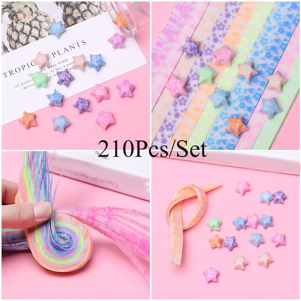 210 pçs/lote brilho no escuro  - Glow In Dark Stars avaliação e preço