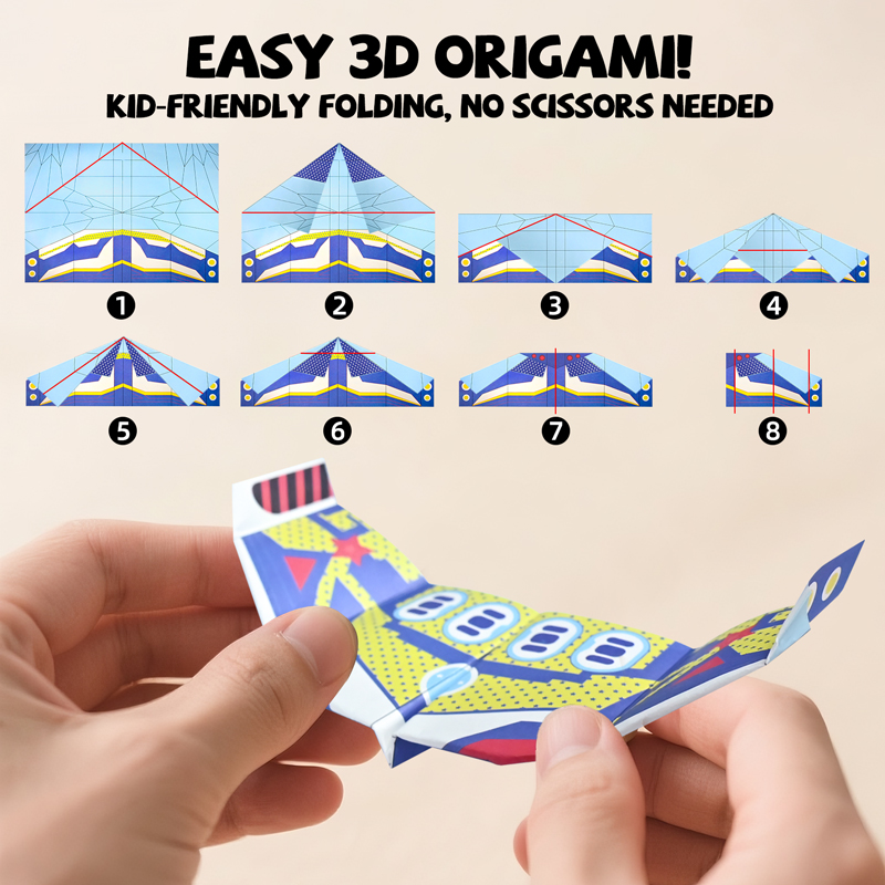 Kit de Origami para Aviões de  - Kids Toys Kit avaliação e preço