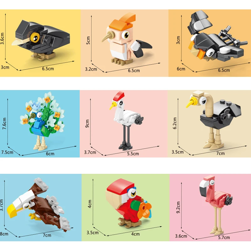 Kit de Blocos de Montar Animai - Kids Toys Kit avaliação e preço