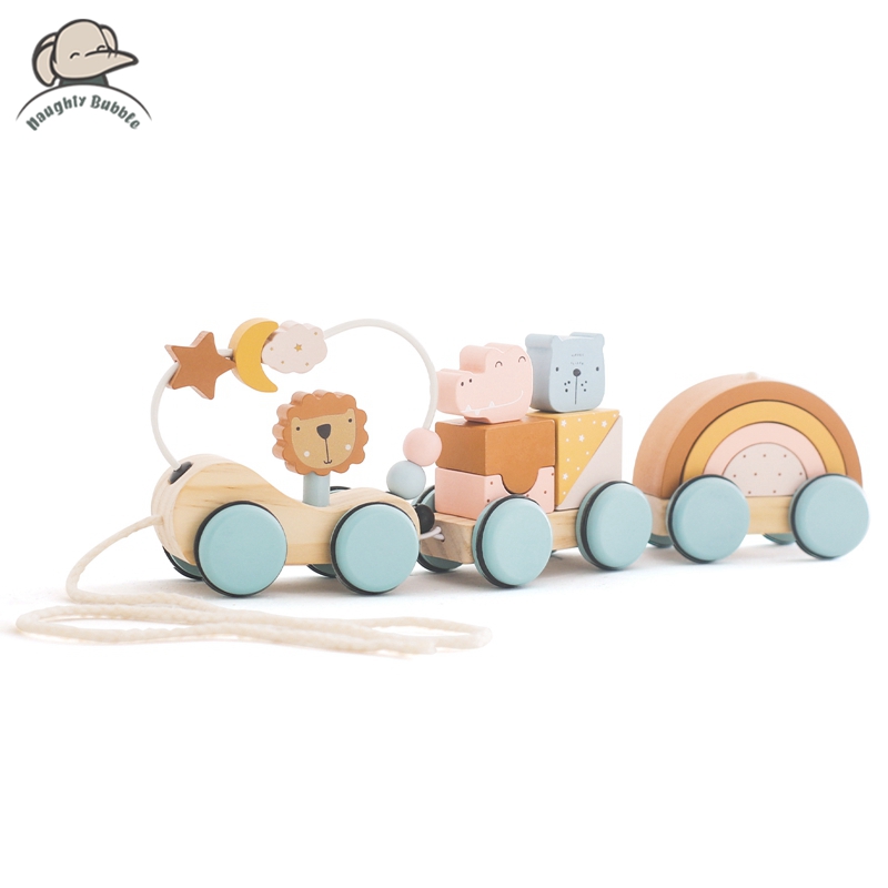 Brinquedos Montessori De Madei - Wooden Blocks Stacking avaliação e preço