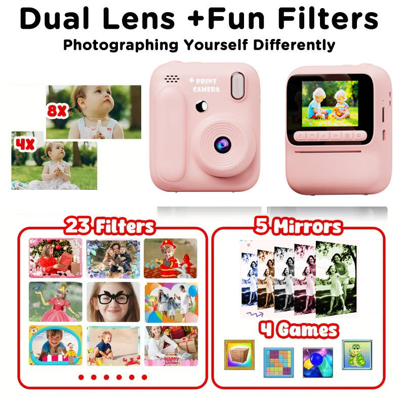 Crianças câmera de impressão c - Kids Toys Videos avaliação e preço