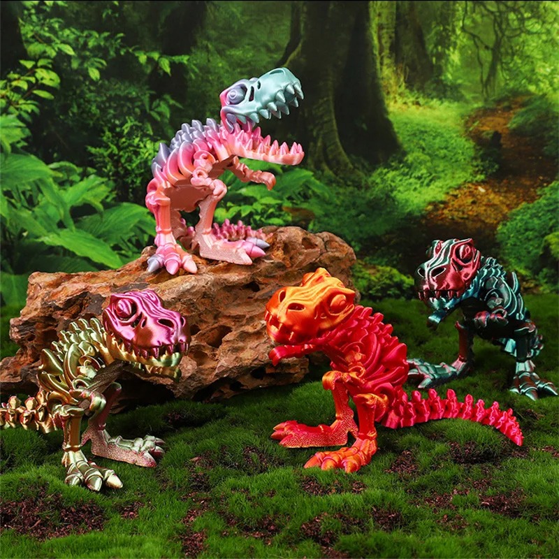 3d impresso t rex animais esta - Kids Toys Videos avaliação e preço