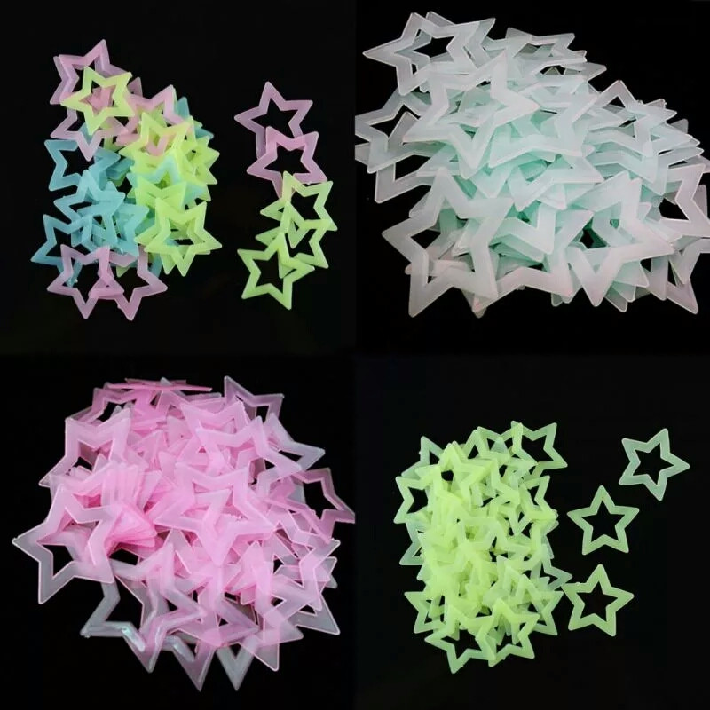 3D Hollow Star Energy Storage  - Glow In Dark Stars avaliação e preço