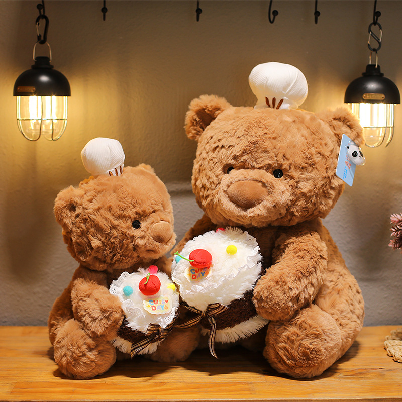 Bonito chef bolo urso brinqued - Best Kids Toys Xmas avaliação e preço