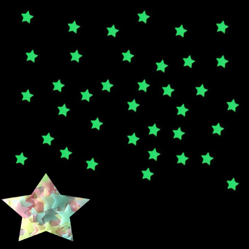 100pcs Adesivos de Estrelas Fl - Glow In Dark Stars avaliação e preço